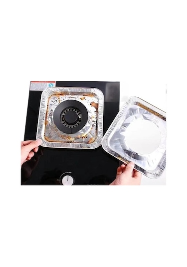 Folyo Ocak Koruyucusu 10'lu Paket Çok Renkli