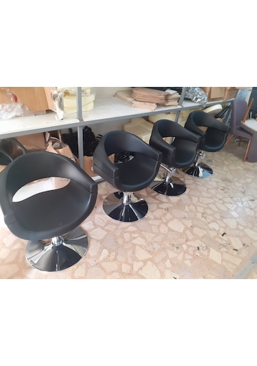 Hidrolikli Yuvarlak Taban Kauför Makyaj Koltuğu