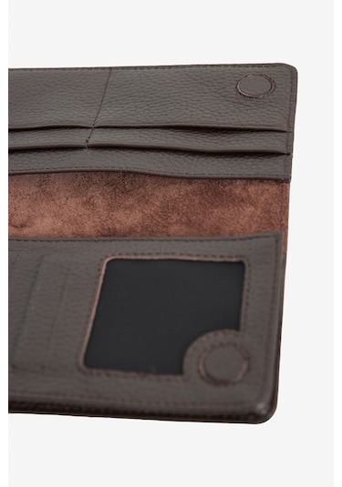 AC&Co / Altınyıldız Classics Erkek Kahverengı %100 Hakiki Deri Cüzdan Kahverengi