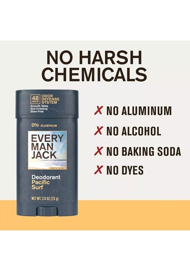 Every Man Jack Pacific Surf Alüminyumsuz Stick Deodorant 73gr