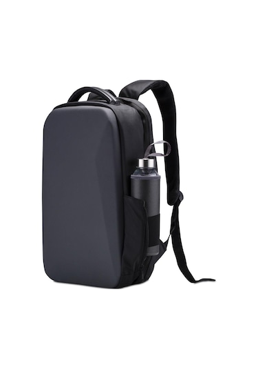 Classone Ga-0014 Gauntlet V1 Sert Kabuk Serisi 15.6 İnch Uyumlu Wtx Pro Su Geçirmez Kumaş Laptop Çantası -gri Gri