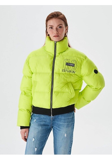 Ltb Bobaba Kadın Mont-5387 Fosfor Yeşil