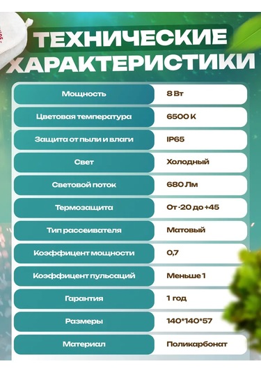 Lightphenomenon Hamam Ve Sauna İçin Tavan Lambası 8w 303681265 Beyaz