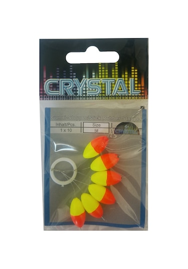 Crystal Renkli Kauçuk Stopper No.5 (6'lı)