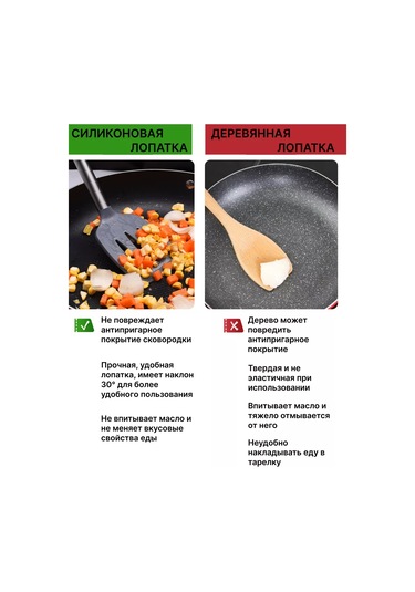 Fayda82 Silikon Mutfak Spatula, Kızartma İçin 202339490 Gri