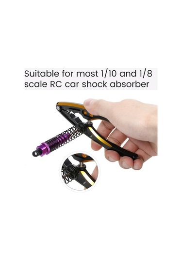 Bloomnest Çok Fonksiyonlu Alüminyum Alaşımlı Amortisör Kelepçe Pensesi - 1/10 1/8 Traxxas Hsp Rc Araç İçin