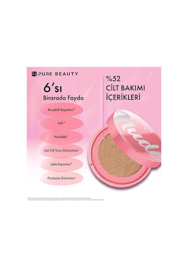Pure Beauty Cushion Krem Natural 12 G Diğer