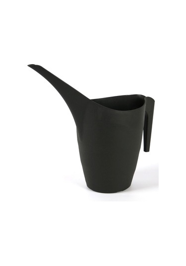 Çiçek Sulama Kabı Bitki Sukulent Ağaç Kaktüs Sulama Plastik Antrasit 2 Litre