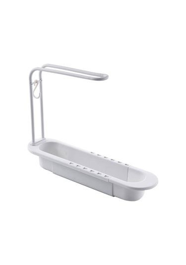 Yifomall Genişletilebilir Mutfak Su Tepsisi Sulama Sepeti, Ütü/bez Asma Rafları, Su Akışı Özelliği İle Ev Ofis Depolama Aleti Gri Diğer