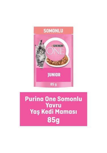 Purina One Yavru Kedi Maması Somonlu 85 G