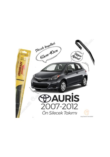 İnwells Hibrit Silecek Takımı Toyota Auris 2007-2012 İle Uyumlu