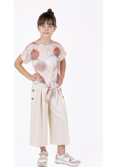 Bestkids Kız Çocuk Düğmeli Pantolon 001