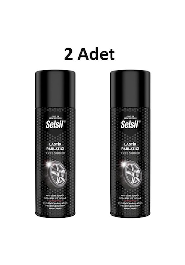 Selsil Lastik Parlatıcı 500 Ml 2 Adet