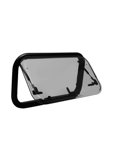 Babarvy 70x40cm 90 Amortisörlü Karavan Camı / Pencere Siyah