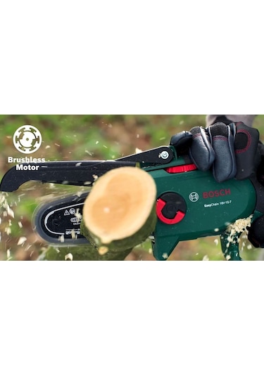 Bosch Easychain 18V-15-7 Şarjlı Zincirli Budama Makinası 18 Volt ( Akü Ve Şarj Aleti Hariç )