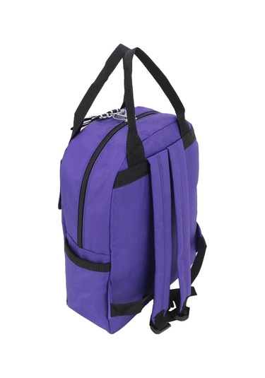 Case Club Kadın Çantası Yandan Cepli Su Geçirmmez Kumaş Mor