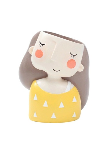 Florada Dekoratif 2'li Sukulent Kız Saksı