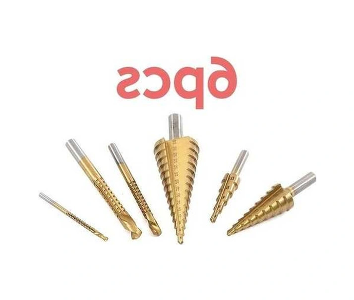 Trendooze Altın 6li Kademeli Matkap Ucu Seti 4-20mm Metal Ahşap Delme