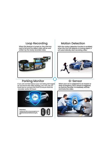 E-aec Dashcam Araba Dvr 4.3 Inç Ayna Fhd 1080p Kamera Çift Lens Dvr Dikiz A08 None