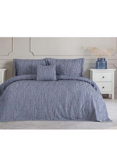 Özdilek Yatak Örtüsü Nırvana Indıgo Çift Kişilik İndigo