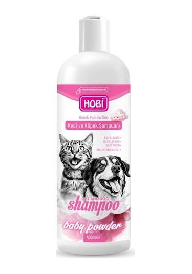 Hobi Bebek Pudrası Kokulu Kedi Ve Köpek Şampuanı 400 Ml