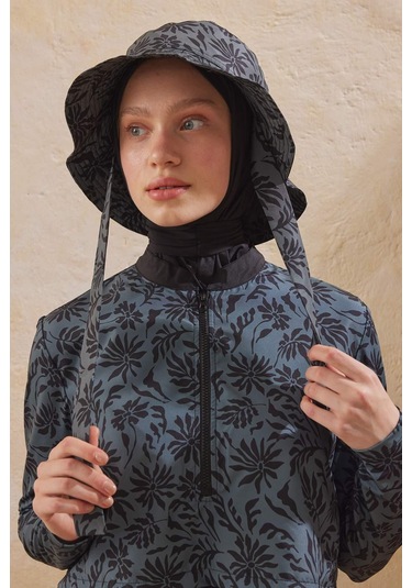 Manuka Bağlamalı Bucket Şapka Floral-yeşil Çok Renkli