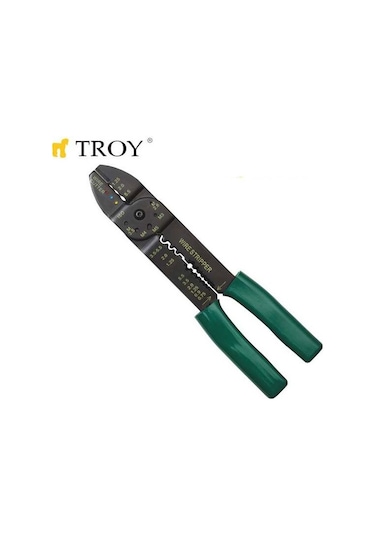 Troy 24006 Kablo Sıyırma-pabuç Sıkma 200 MM