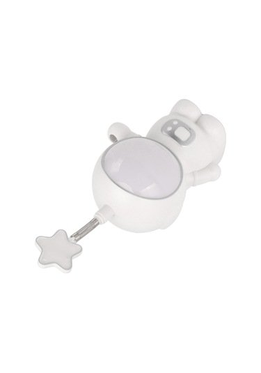 Astronot Gece Lambası 3w 5v Led Lamba Usb Şarjlı Kalemtıraş Ev Dekorasyonu Beyaz Beyaz