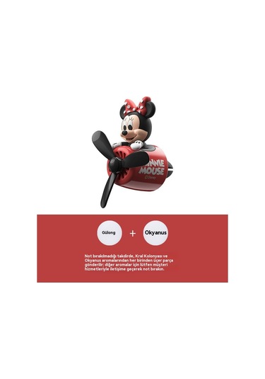 Çizgi Film Araba Havalandırma Deliği Aromaterapi Süsü Minnie