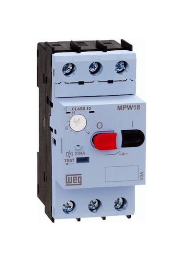 Weg Mpw18-3-u016 5,5/7,5 Kw, 10 16 A, 10 Ka, 18 A Anma Akımı, Motor Koruma Şalteri