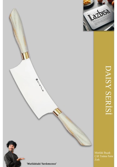 Daisy Serisi Seri Mutfak Bıçak Kıyma Çift Tutma Zırh Mft-853