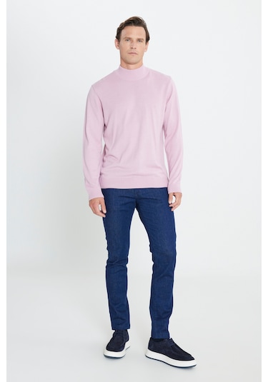 AC&Co / Altınyıldız Classics Erkek Gul Kurusu Tüylenme Yapmayan Anti-pilling Standart Fit Normal Kesim Yarım Balıkçı Yaka Triko Kazak Gülkurusu AC&Co / Altınyıldız Classics Erkek Gul Kurusu Tüylenme Yapmayan Anti-pilling Standart Fit Normal Kesim Yarım Balıkçı Yaka Triko Kazak Gülkurusu