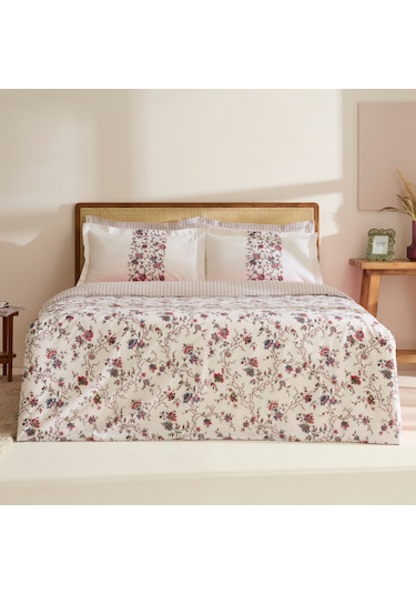 Karaca Home Inara %100 Pamuk Tek Kişilik Nevresim Takımı Kırmızı Kırmızı