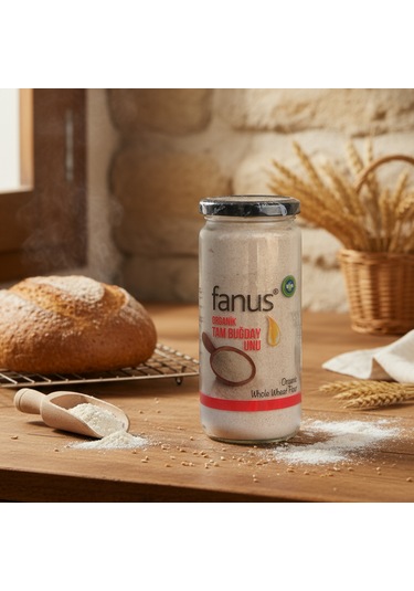 Fanus Organik Tam Buğday Unu 300 G