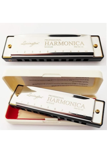 Lexington 10 Delikli Mızıka Professional Harmonica Do c
