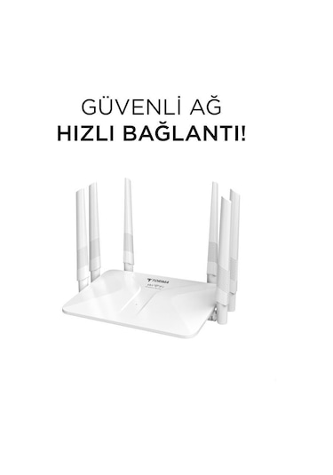 Torima WR50Q 2.4GHz 300Mbps Kablosuz  Wifi Router Beyaz