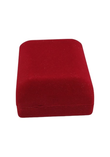Özer Kutu Kolye Kutusu Kadife Kırmızı