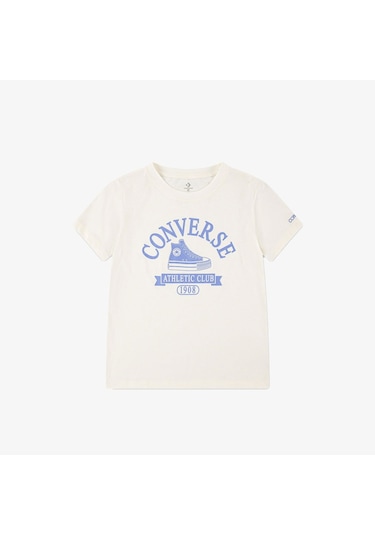 Converse Kız Çocuk T-shırt Krem