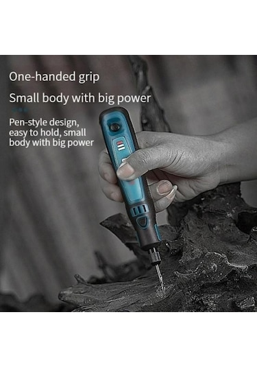 Trendooze Uzun Usb Takım Seti Şarj Ömürlü Öğütücü Kullanışlı Kalem Gravür Elektrikli Dayanıklılık A 1 Gd