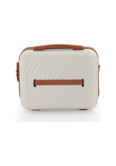 Mçs Polipropilen 3lü Valiz Seti Orta & Kabin & Makyaj V374 S24sy1000080-set 11139 Kemik/kahverengi Kemik - Kahverengi