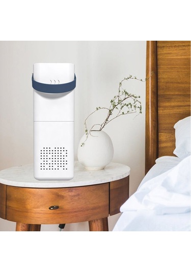 Samdoo Mobil Hava Temizleyici: İyon Teknolojisiyle Formaldehit Ve Duman Temizleyici, Otomobil & Ev Uygun Küçük Boyutlu Hava Temizleyici - Mavi Mavi