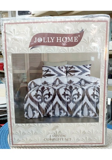 Jolly Home 4 Mevsim Tek Kişilik Kapitoneli Nevresim Takımı-arya K