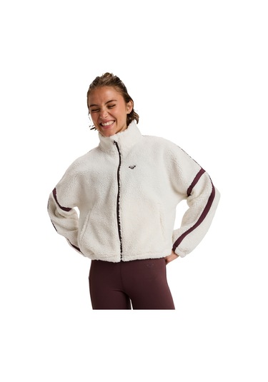 Roxy Roxy Boundless Spirit Zippered Kadın Beyaz Polar Ceket Wcf0 Beyaz
