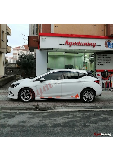 Opel Astra K 2015 Marşpiyel Seti - Kanallı Model - Boyasız Plastik