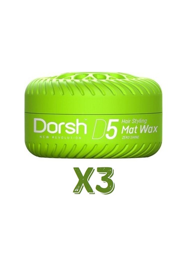 Dorsh Saç Şekillendirici Wax Mat Wax D5 150 Ml 3 Adet
