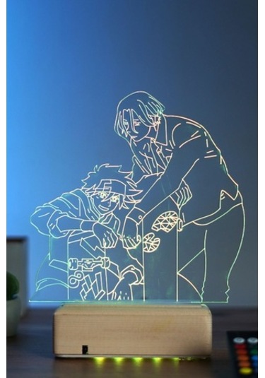 Sk8 The Infinity Reki & Langa 16 Renk Anime Gece Lambası