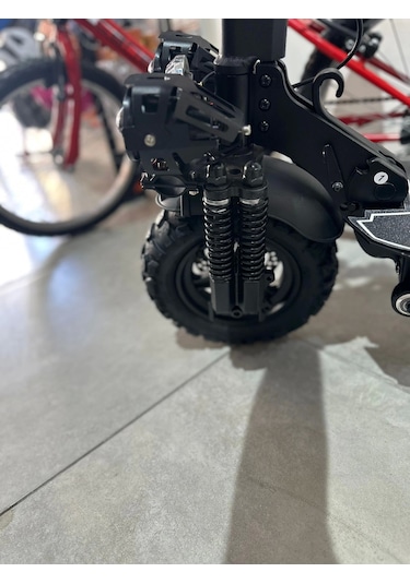 Sway Puma Çift Amortisörlü 1000w 10 Inç Elektrikli Scooter Siyah