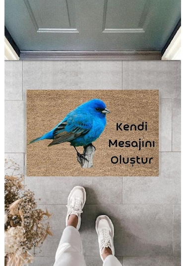 Dijital Baskı Kişiye Özel İç Kapı Dekorasyon Paspas Ps11233