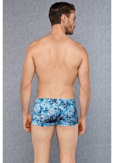 Doreanse Erkek Okyanus Desenli Modal Boxer 1706 Okyanus