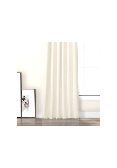 Evdepo Home Deniz Soft Pileli Fon Perde Krem